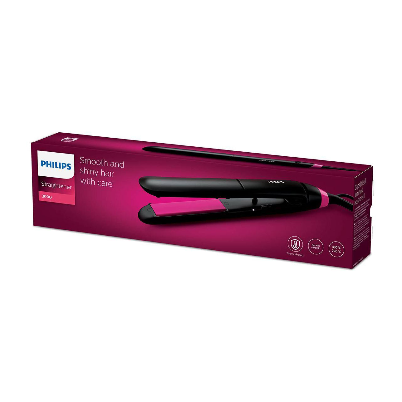 Philips Straight Care Essential Thermoprotect Straightener - BHS375/00