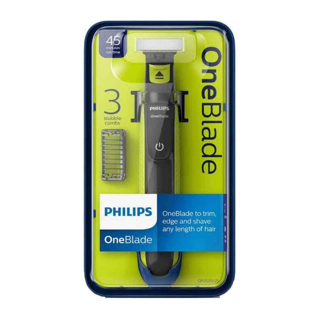 Philips One Blade Shaver Wet & Dry x3 Stubble Combs - QP2520