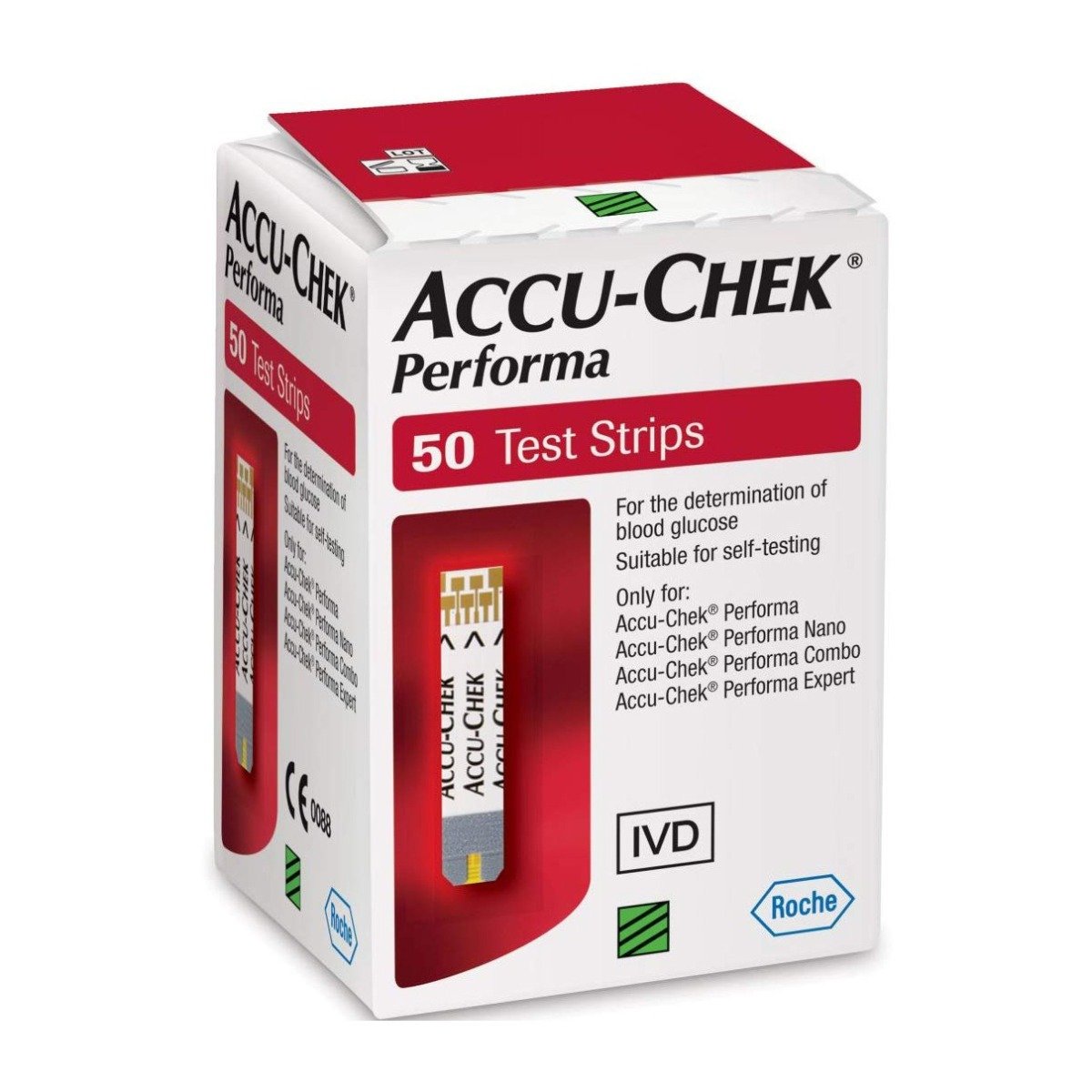 Accu-Chek Performa Test Strips - 50 Strips - Bloom Pharmacy