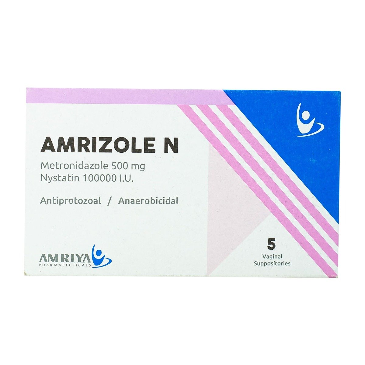 Amrizole N - 5 Vaginal Suppositories - Bloom Pharmacy