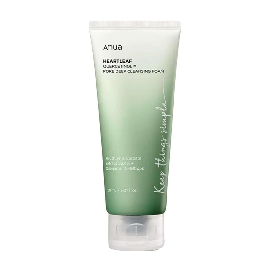 Anua Heartleaf Quercetinol Pore Deep Cleansing Foam - 150ml - Bloom Pharmacy