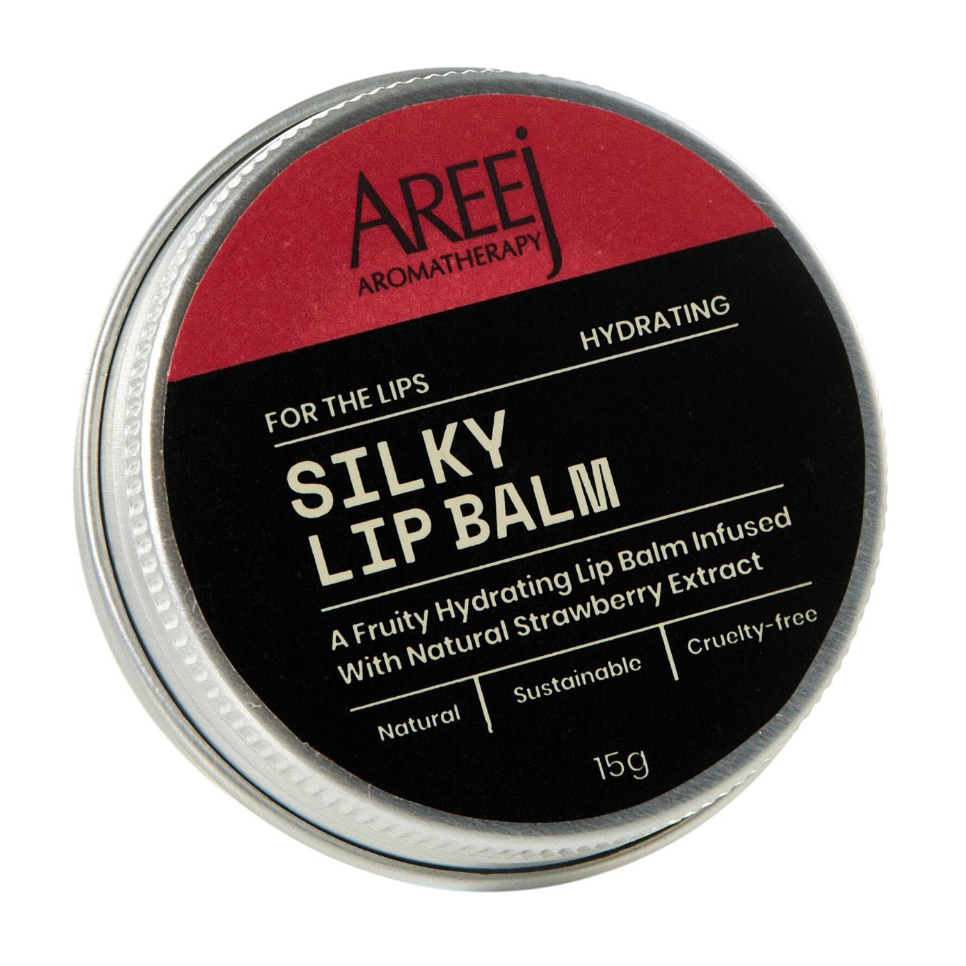 Areej Silk Strawberry Lip Balm - 15gm - Bloom Pharmacy