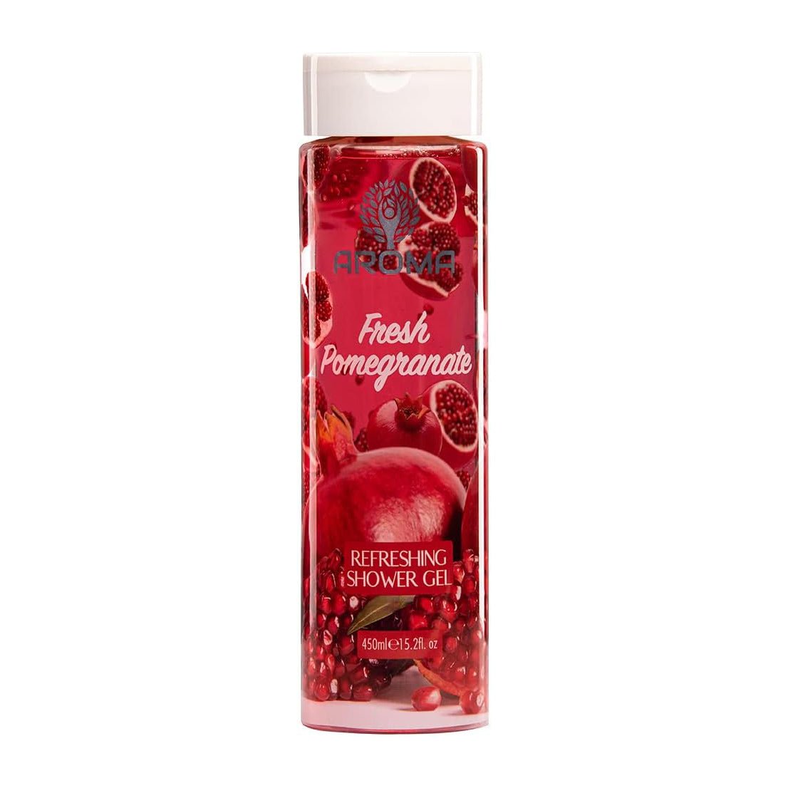 Aroma Fresh Pomegranate Shower Gel – 450ml - Bloom Pharmacy