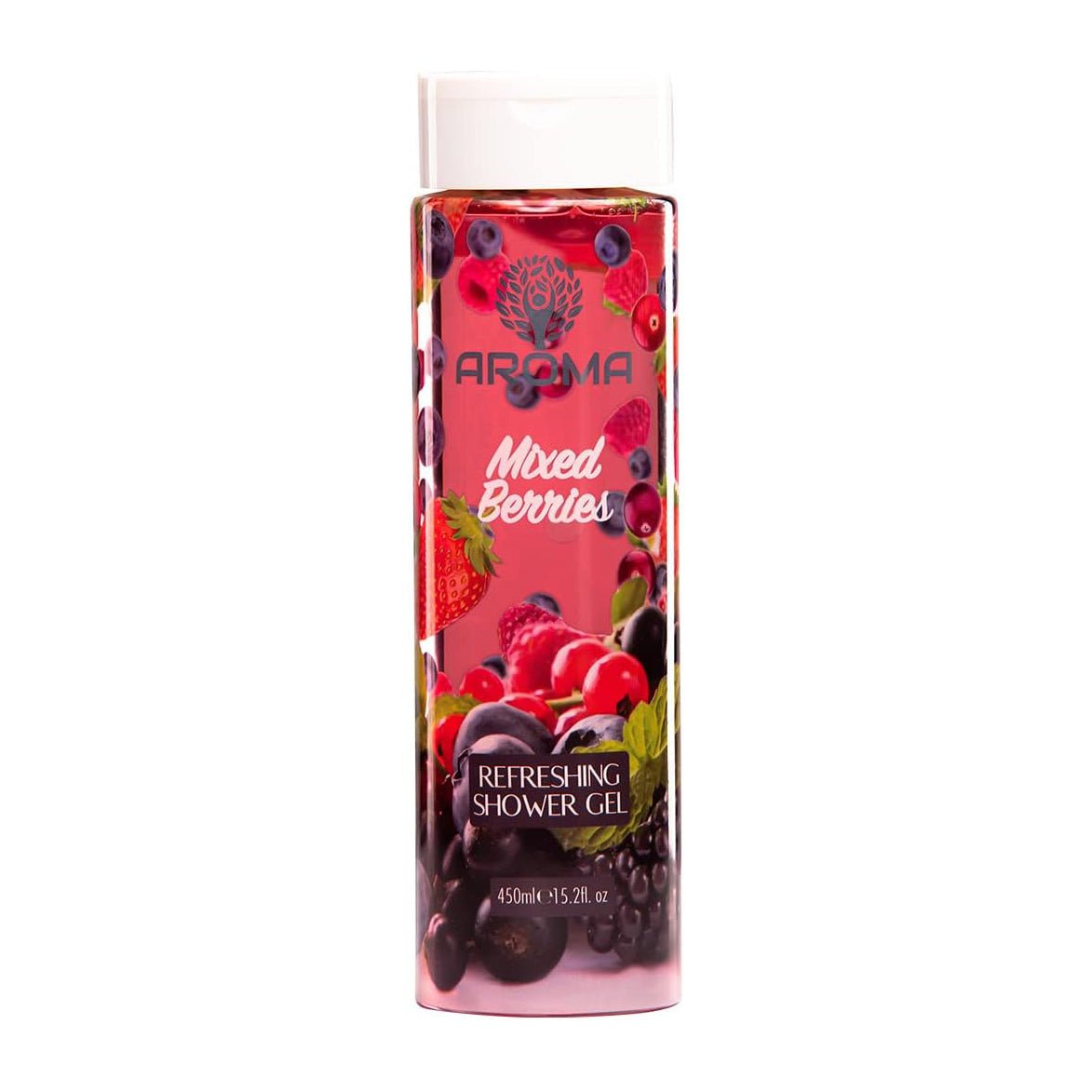 Aroma Mixed Berries Shower Gel - 450ml - Bloom Pharmacy