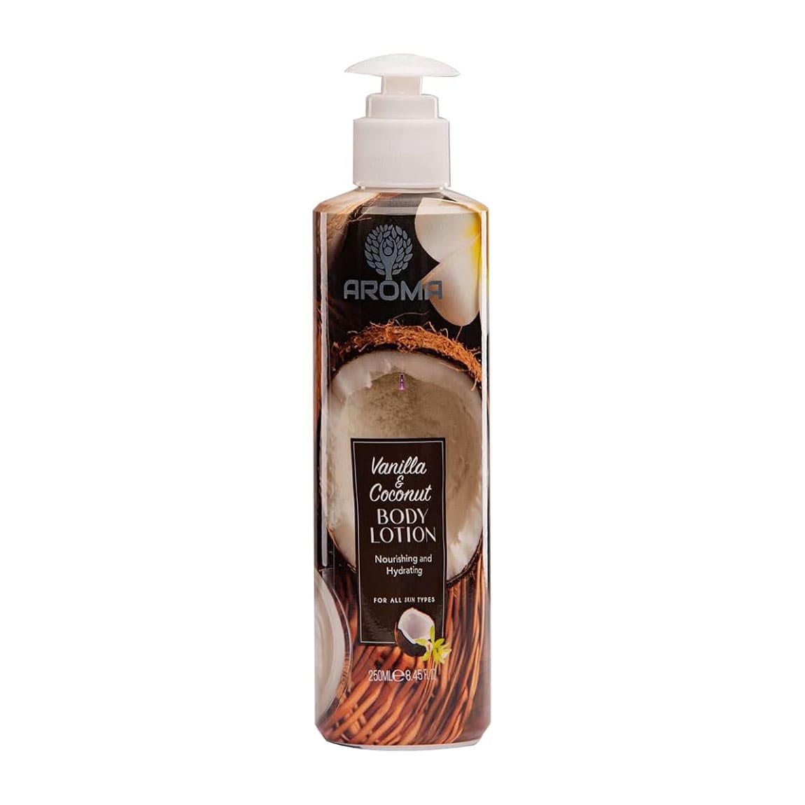 Aroma Vanilla & Coconut Body Lotion - 250ml - Bloom Pharmacy