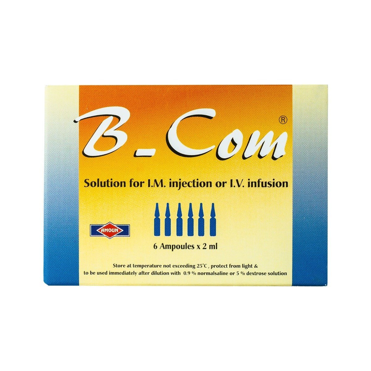 B Com - 6 Ampoules - Bloom Pharmacy