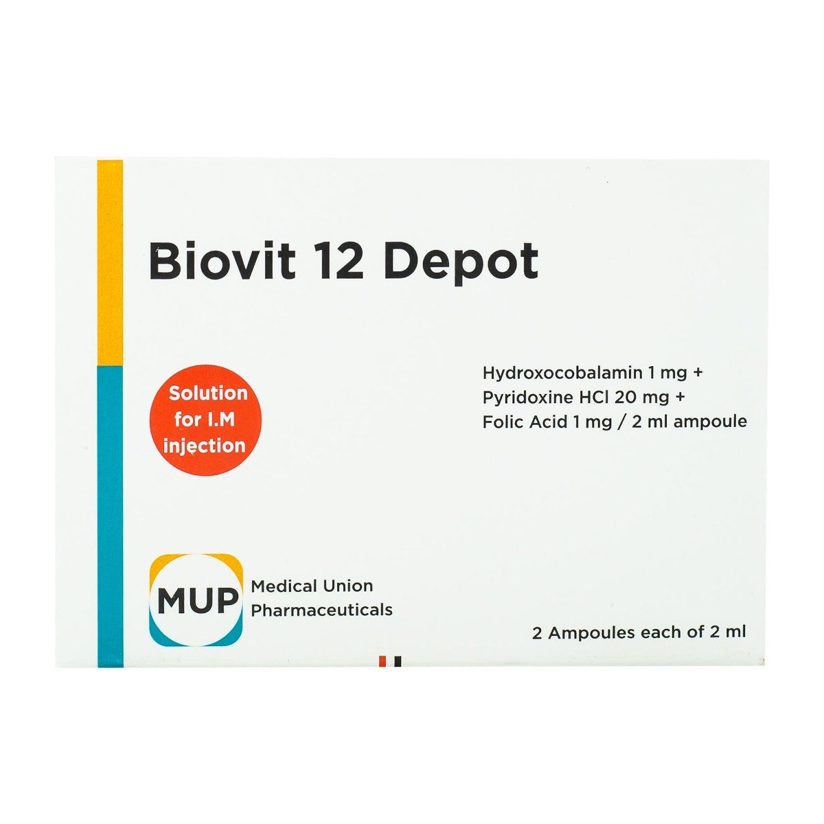 Biovit 12 2 ml - 2 ِmpoules - Bloom Pharmacy