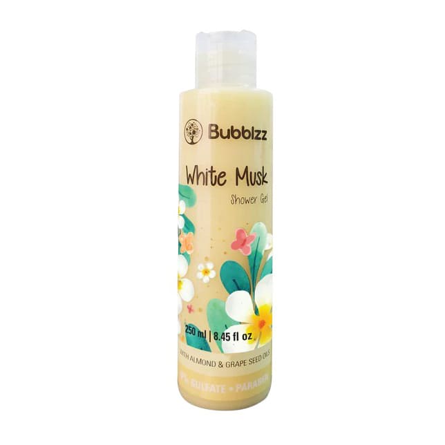 Bubblz White Musk Shower Gel - 250ml - Bloom Pharmacy