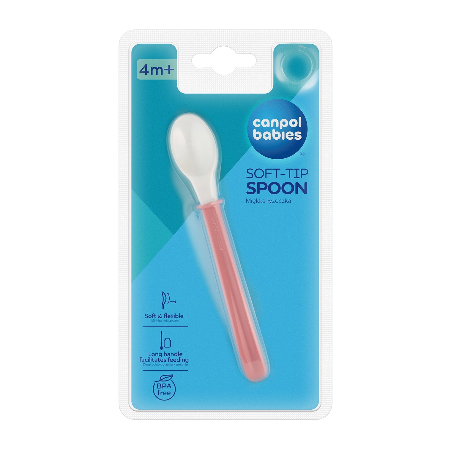 Canpol Babies Flexible Spoon with Long Handle (4m+) - Bloom Pharmacy