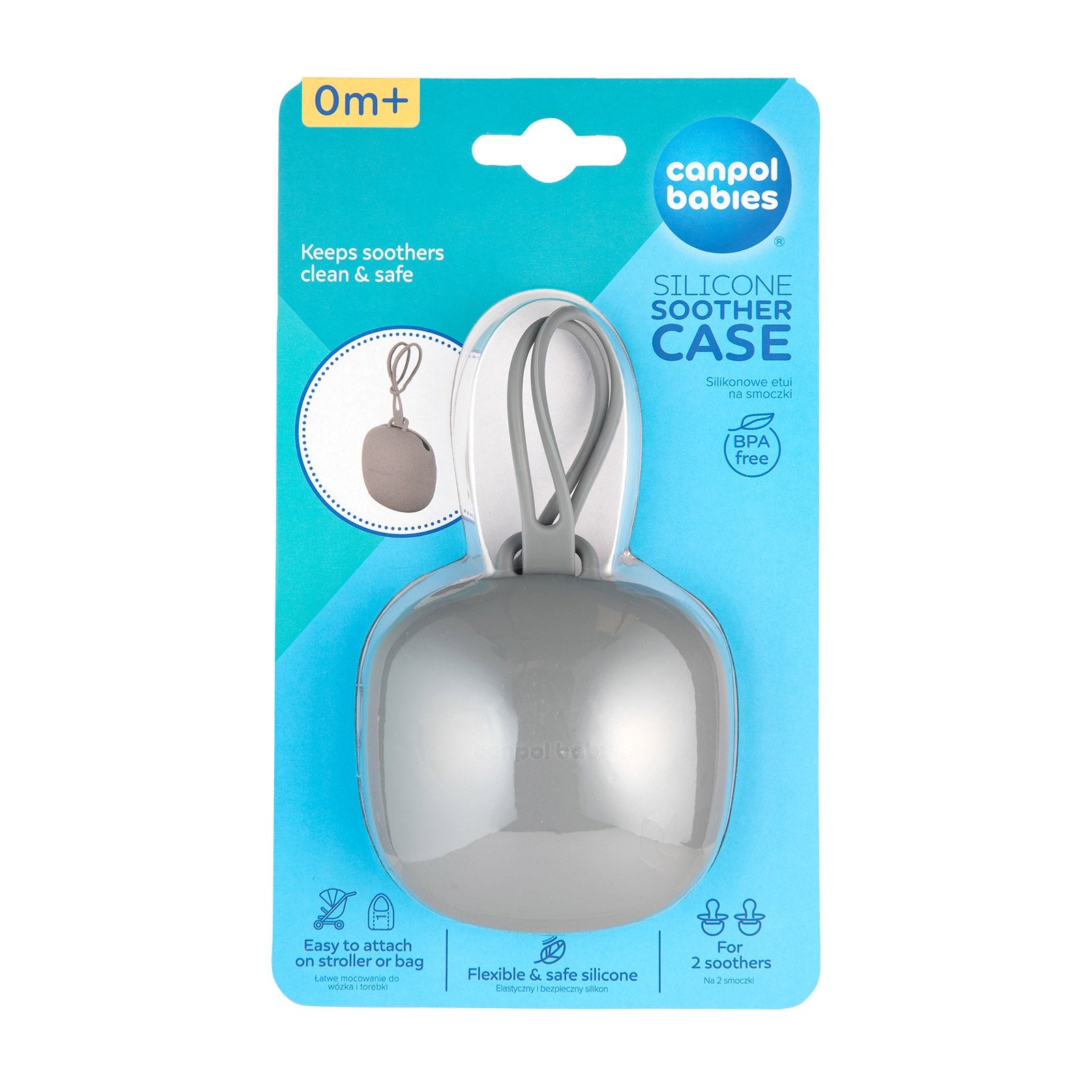 Canpol Babies Silicone Soother Case (0m+) - Bloom Pharmacy