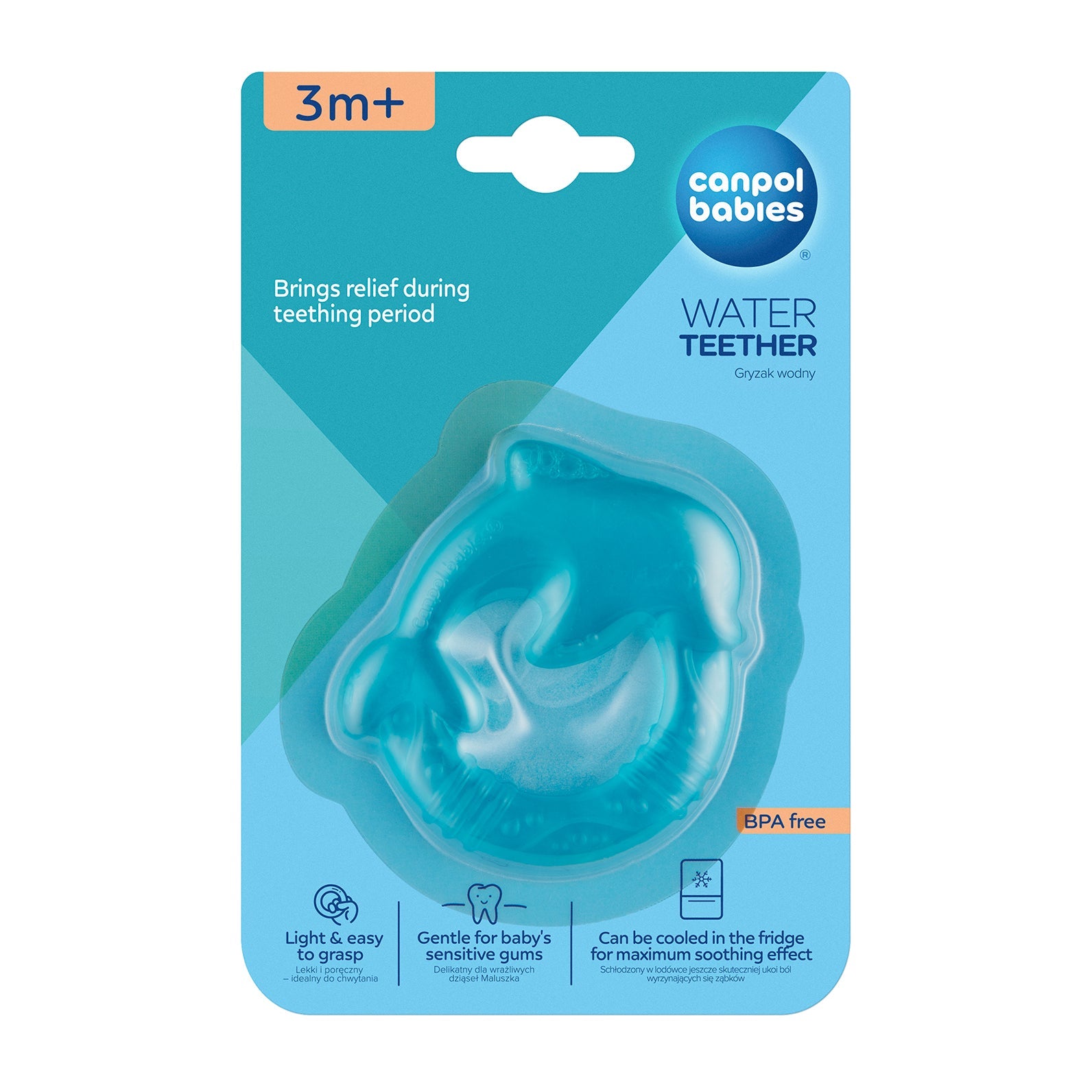 Canpol Babies Water Teether (3m+) - Dolphin - Bloom Pharmacy