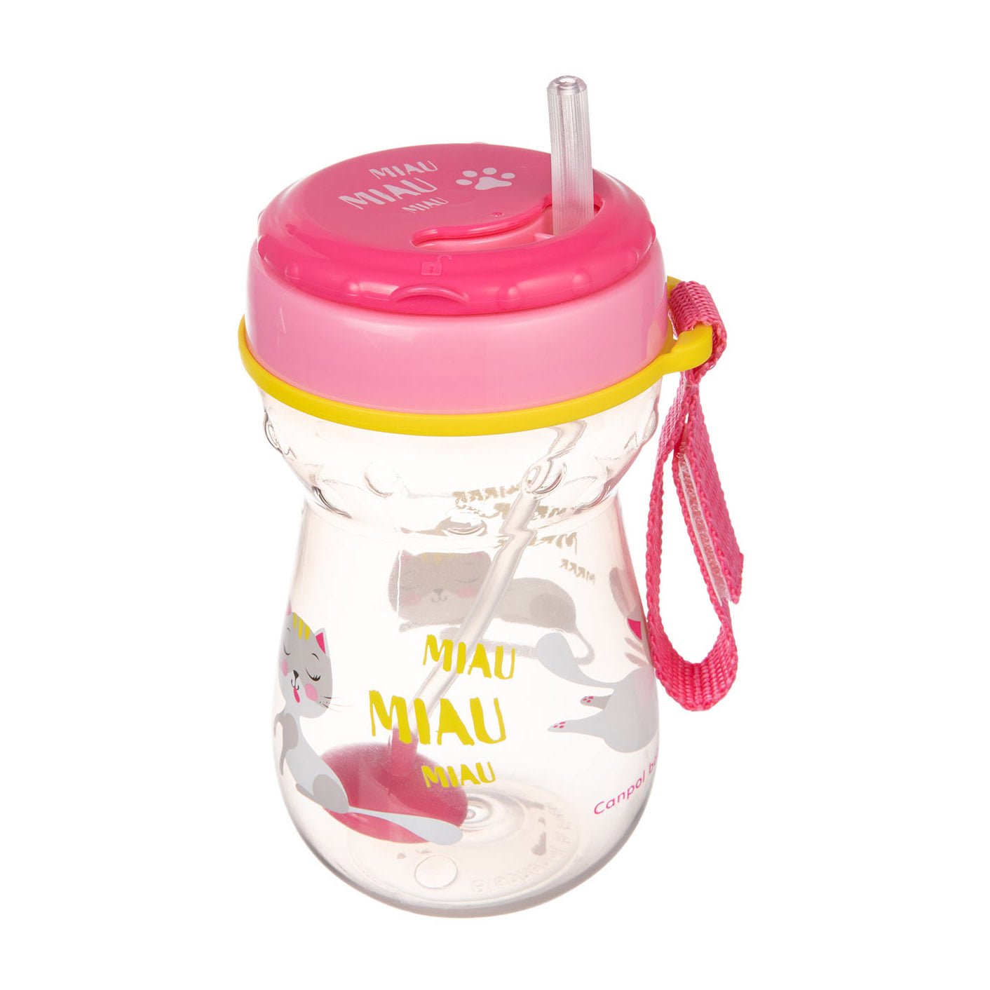 Canpol babies Weighted Flip - Top Straw Sport Cup (9m+) - 350ml - Bloom Pharmacy