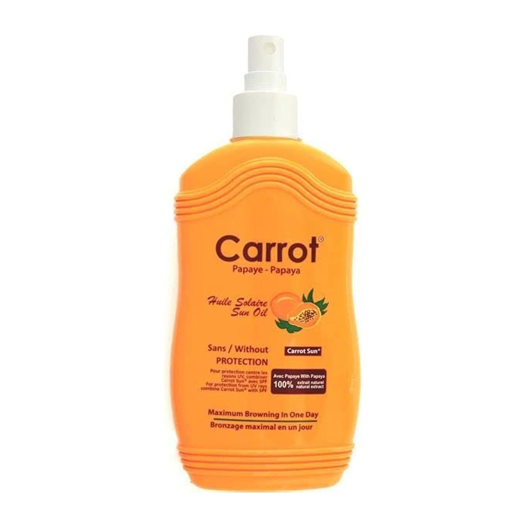 Carrot Sun Papaya Tan Spray Oil - 200ml - Bloom Pharmacy