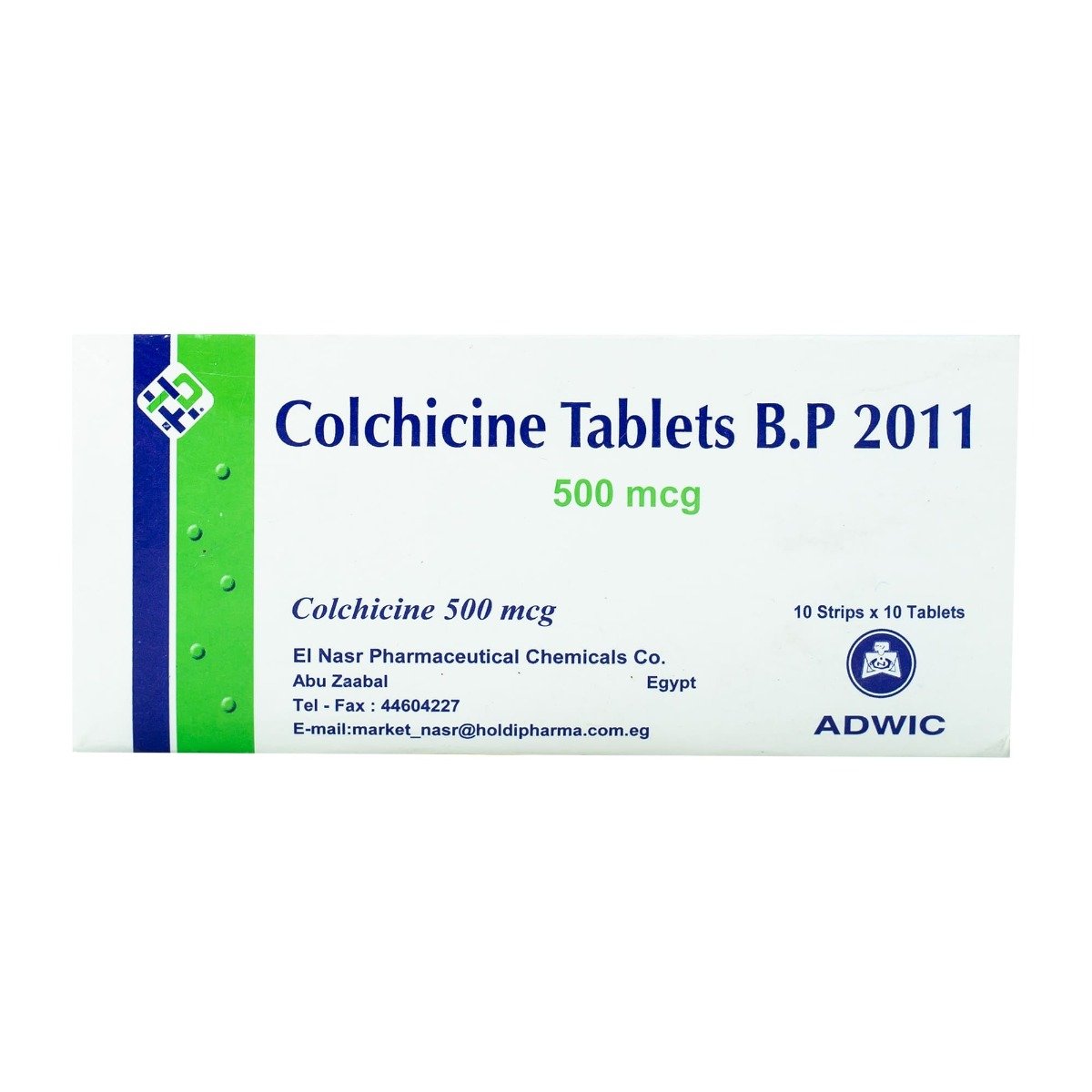 Colchicine 500 mcg - 100 Tablets - Bloom Pharmacy