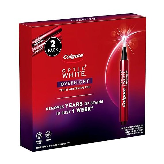 Colgate Optic White Overnight Teeth Whitening Pen - 2 pack - Bloom Pharmacy