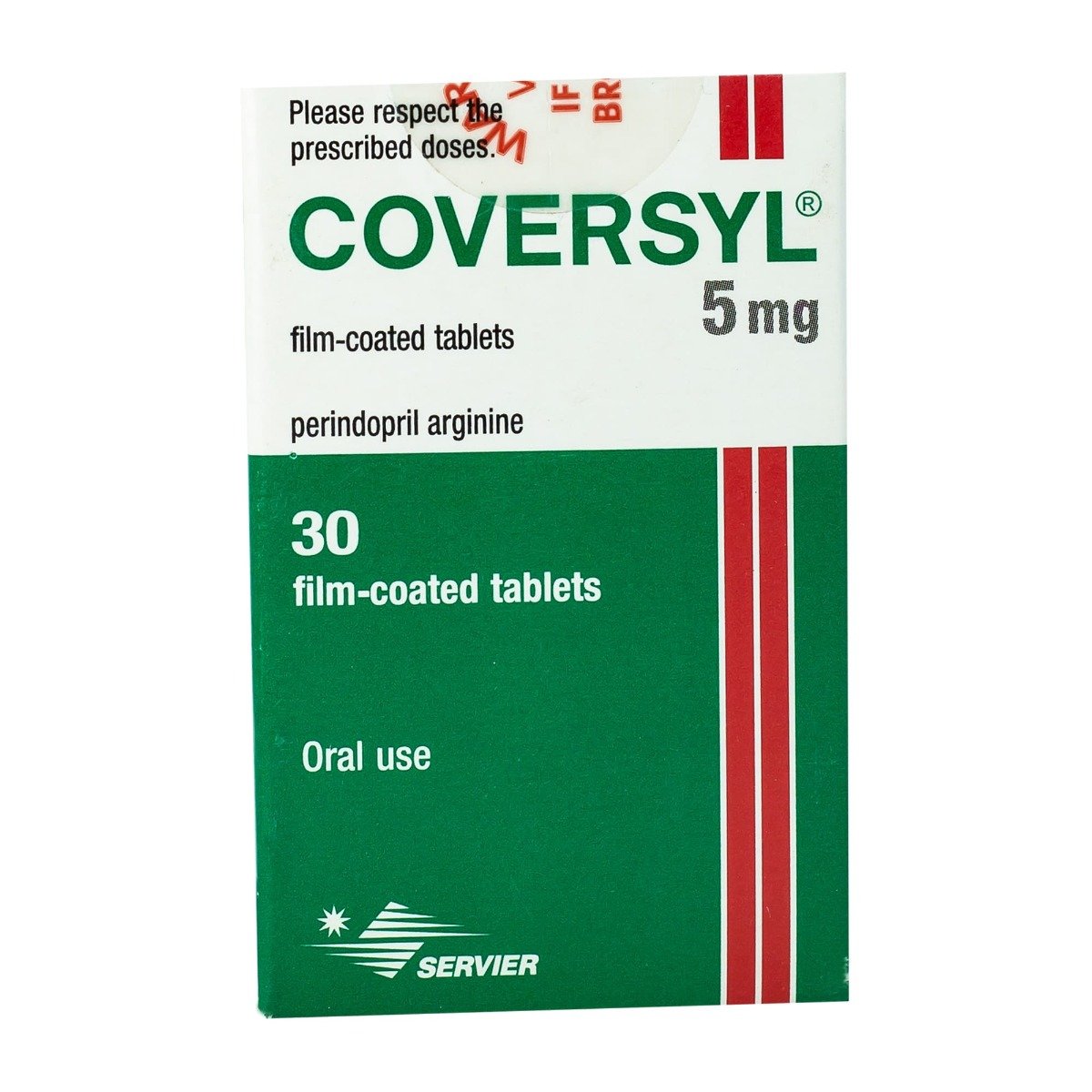 Coversyl 5 mg - 30 Tablets - Bloom Pharmacy