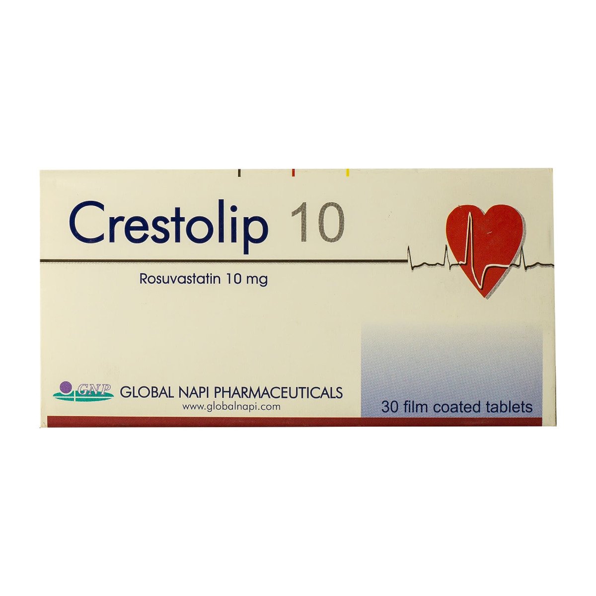 Crestolip 10 mg - 30 Tablets - Bloom Pharmacy