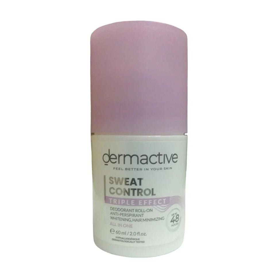 Dermactive Sweat Control Triple Effect Roll On Deodorant - 60ml - Bloom Pharmacy