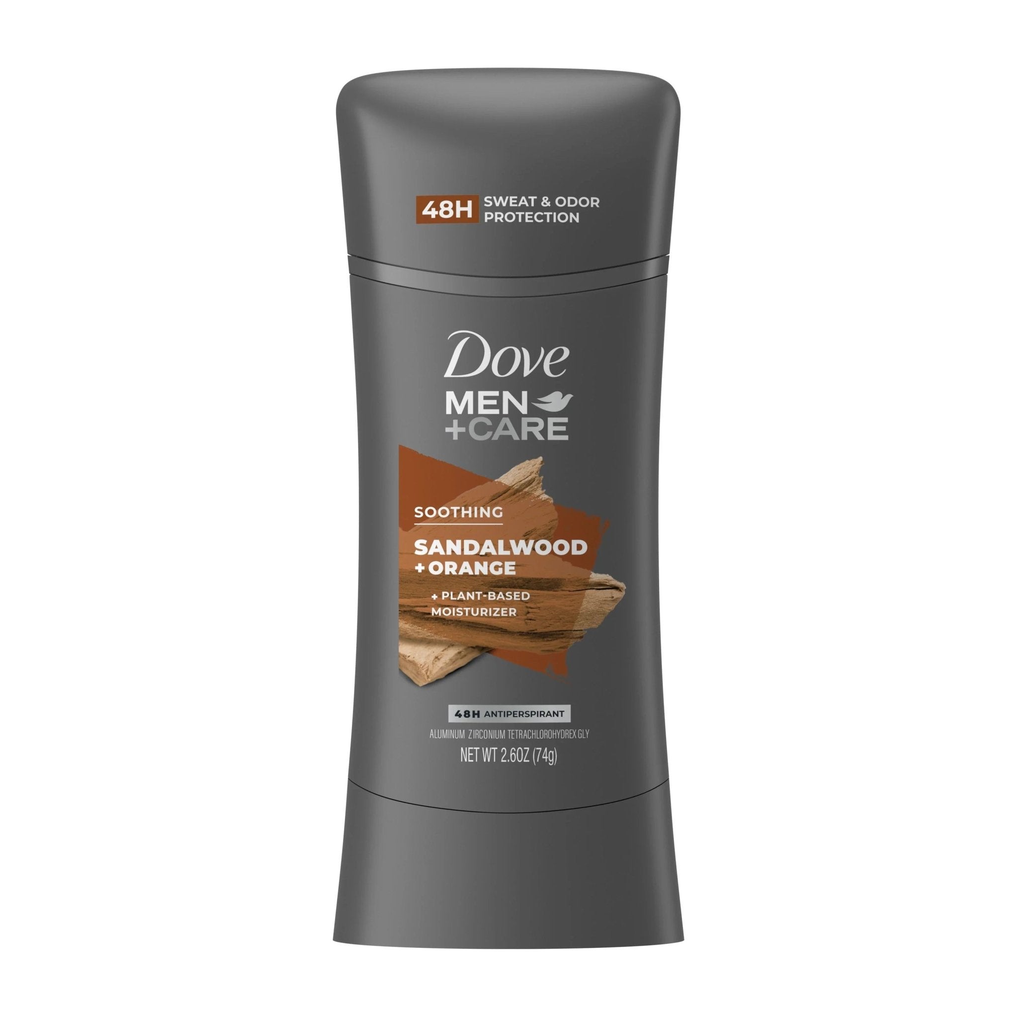 Dove Men and Care Sandalwood and Orange Antiperspirant Stick - 74gm - Bloom Pharmacy