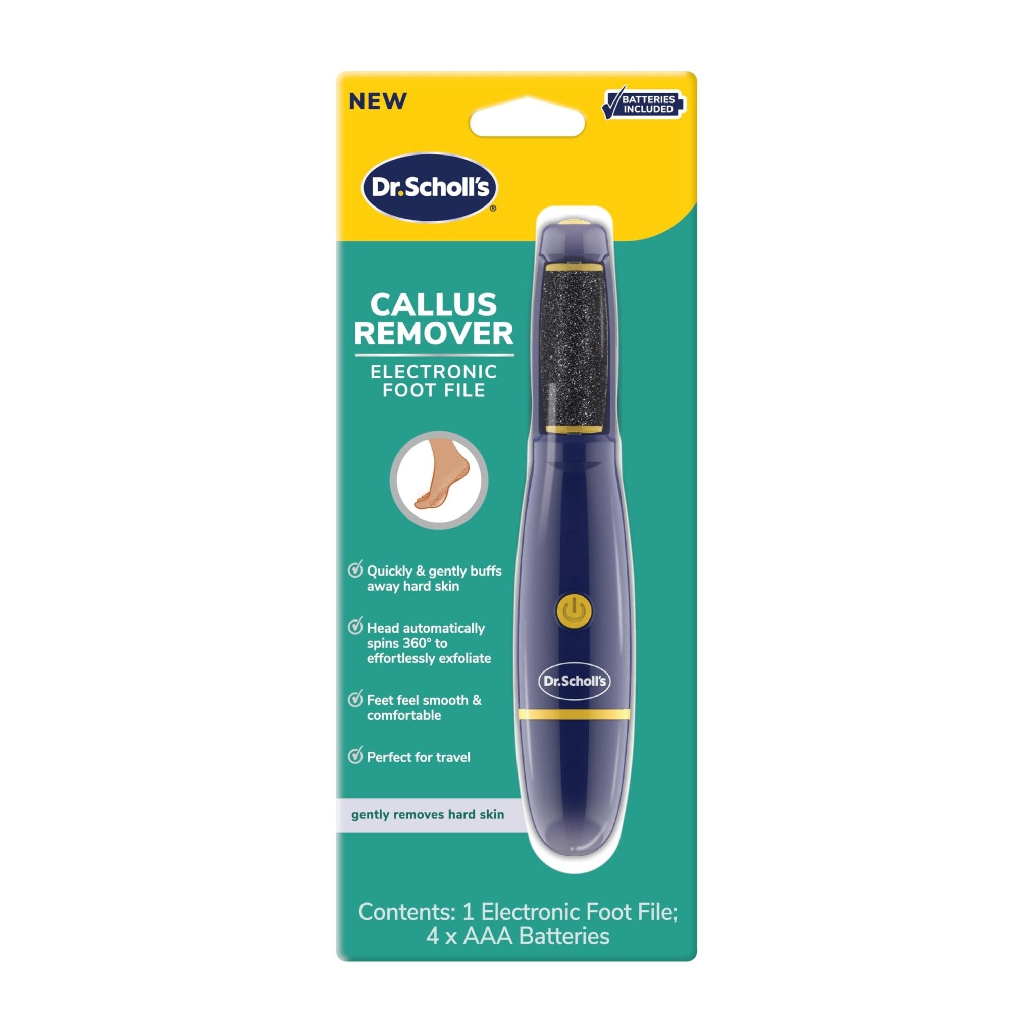 Dr. Scholls Callus Remover Electronic Foot File - Bloom Pharmacy