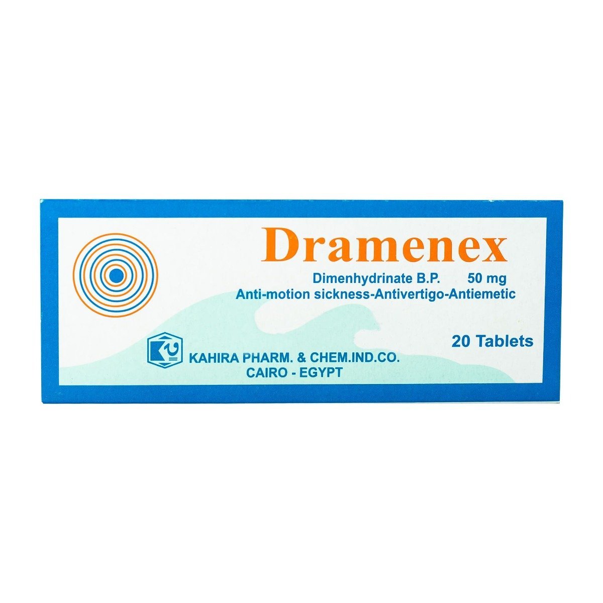 Dramenex 50 mg - 20 Tablets - Bloom Pharmacy