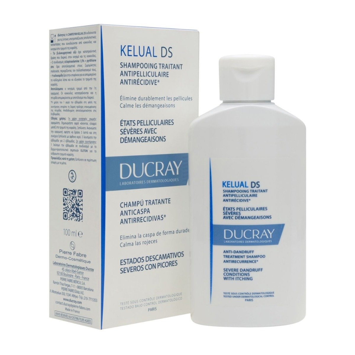 Ducray Kelual Ds Shampoo - 100ml - Bloom Pharmacy