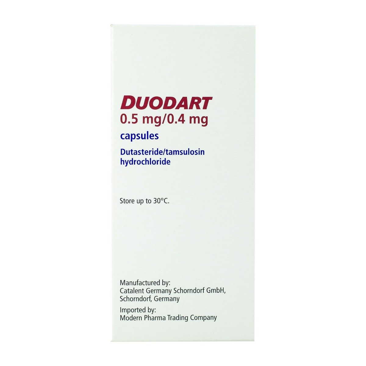 Duodart 0.5 mg - 0.4 mg - 30 Capsules - Bloom Pharmacy