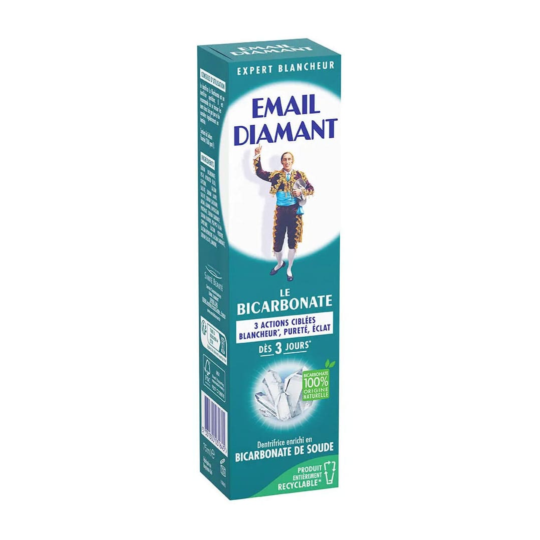 Email Diamant Bicarbonate Toothpaste - 75ml - Bloom Pharmacy