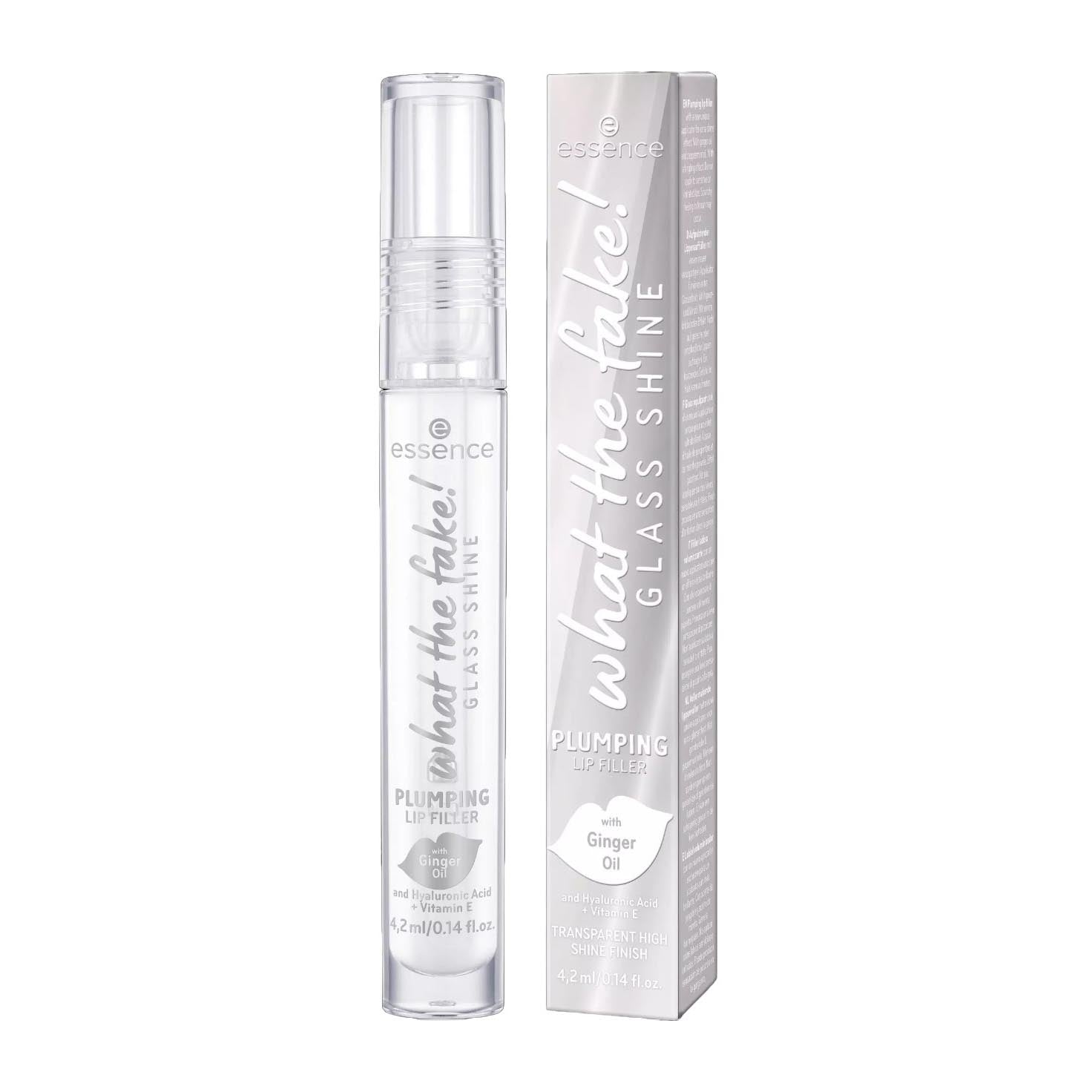 Essence What The Fake! Glass Shine Plumping Lip Filler - Transparent - Bloom Pharmacy