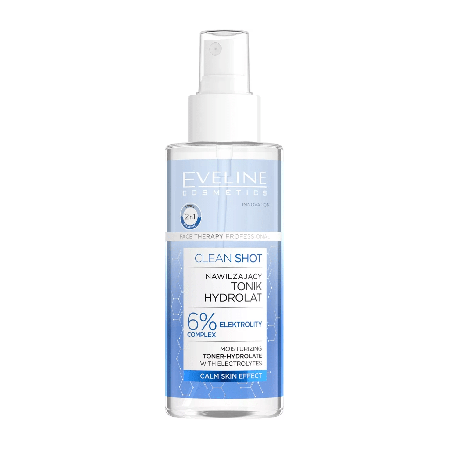 Eveline Clean Shot Moisturizing Toner - Hydrolate - 150ml - Bloom Pharmacy