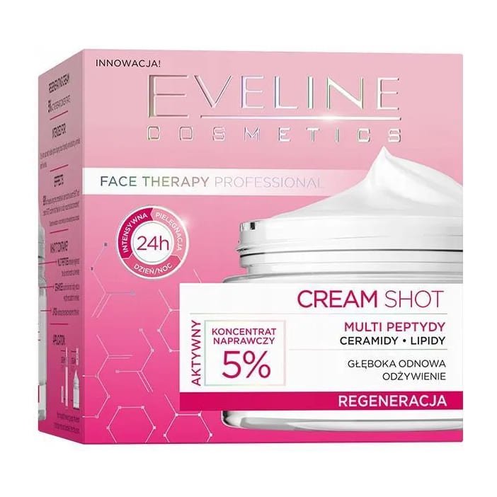 Eveline Cream Shot Multi Peptide Regenerating Cream - 50ml - Bloom Pharmacy