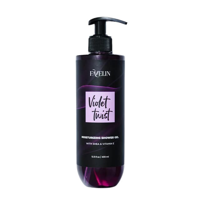 Favelin Violet Twist Moisturizing Shower Gel - 400ml - Bloom Pharmacy