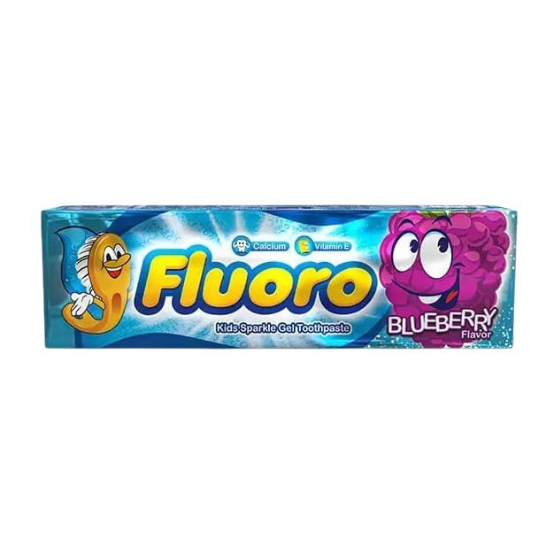 Fluoro Kids Blueberry Gel Toothpaste - 50gm - Bloom Pharmacy