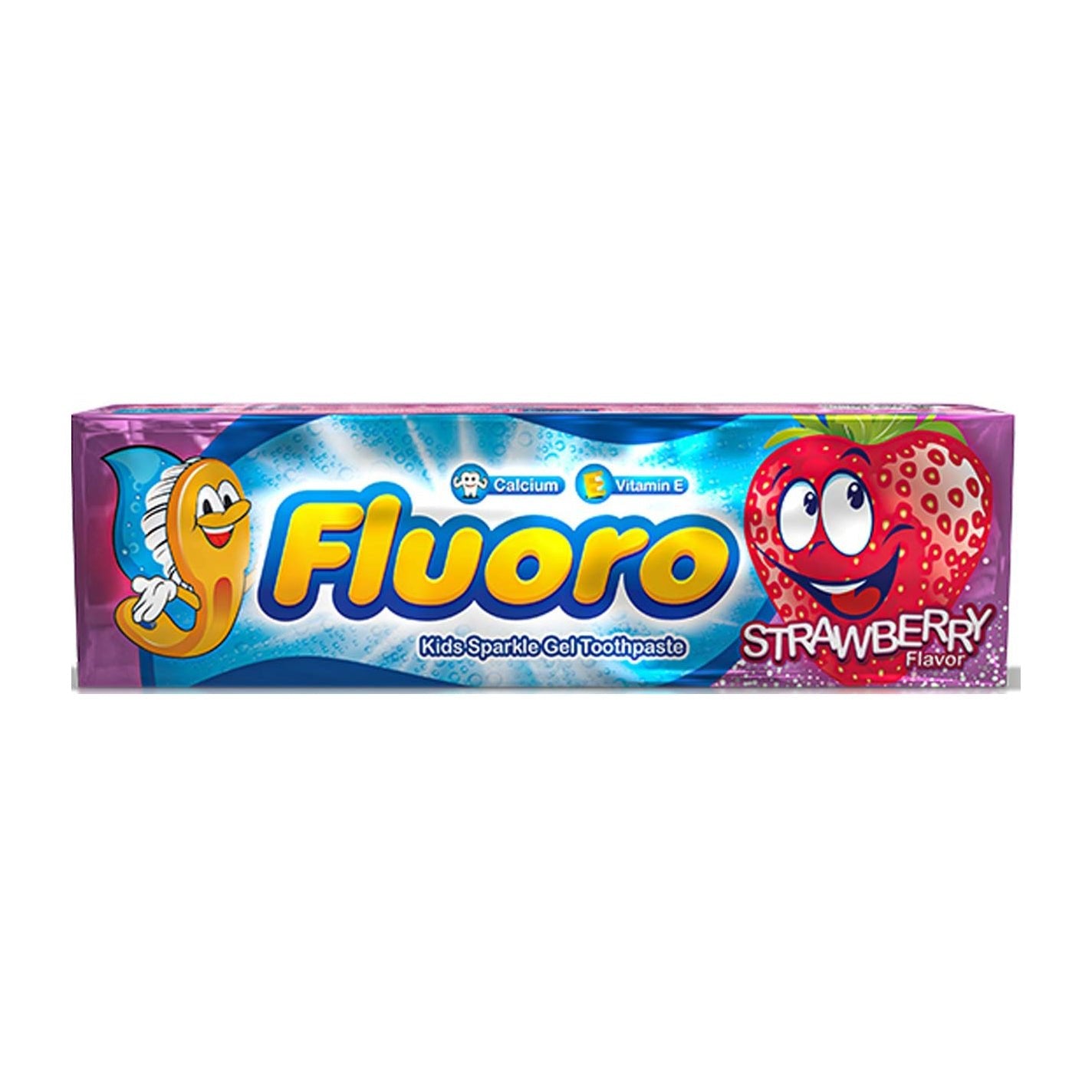 Fluoro Kids Strawberry Gel Toothpaste – 50gm - Bloom Pharmacy