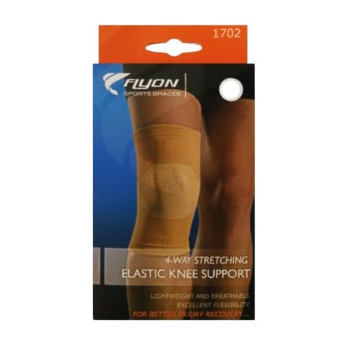 Flyon Elastic Knee Support Size (M) - Bloom Pharmacy