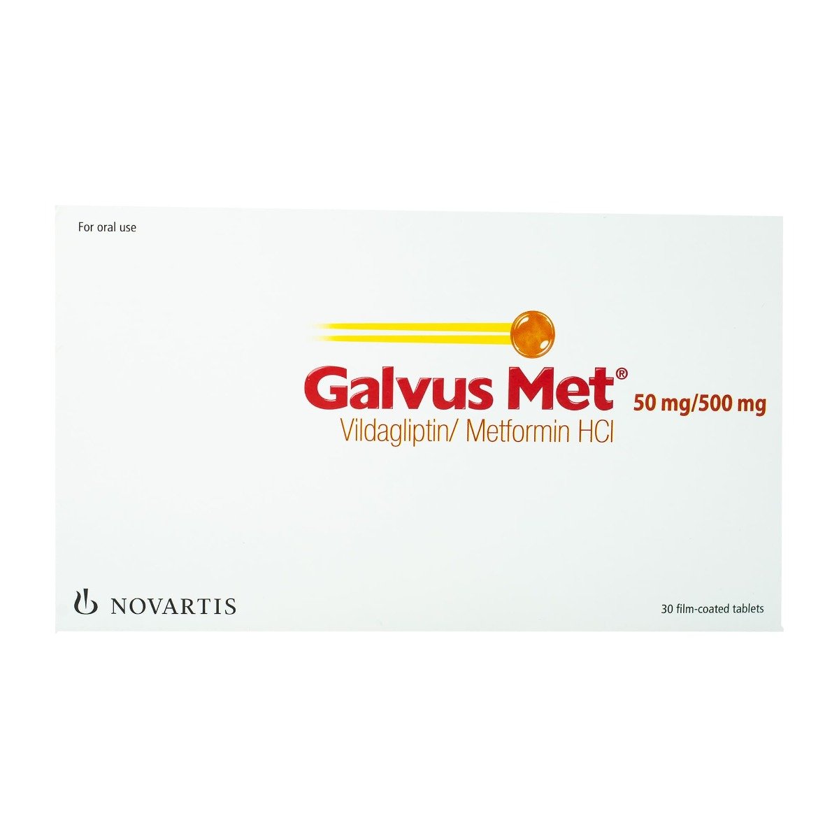 Galvus met 50 mg - 500 mg - 30 Tablets - Bloom Pharmacy