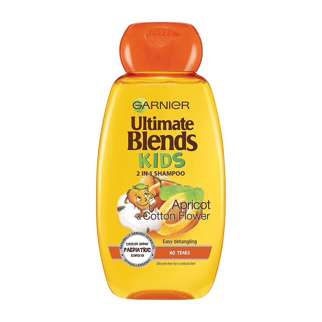 Garnier Ultimate Blends Kids 2 in 1 Apricot & Cotton Flower Shampoo - 250ml - Bloom Pharmacy