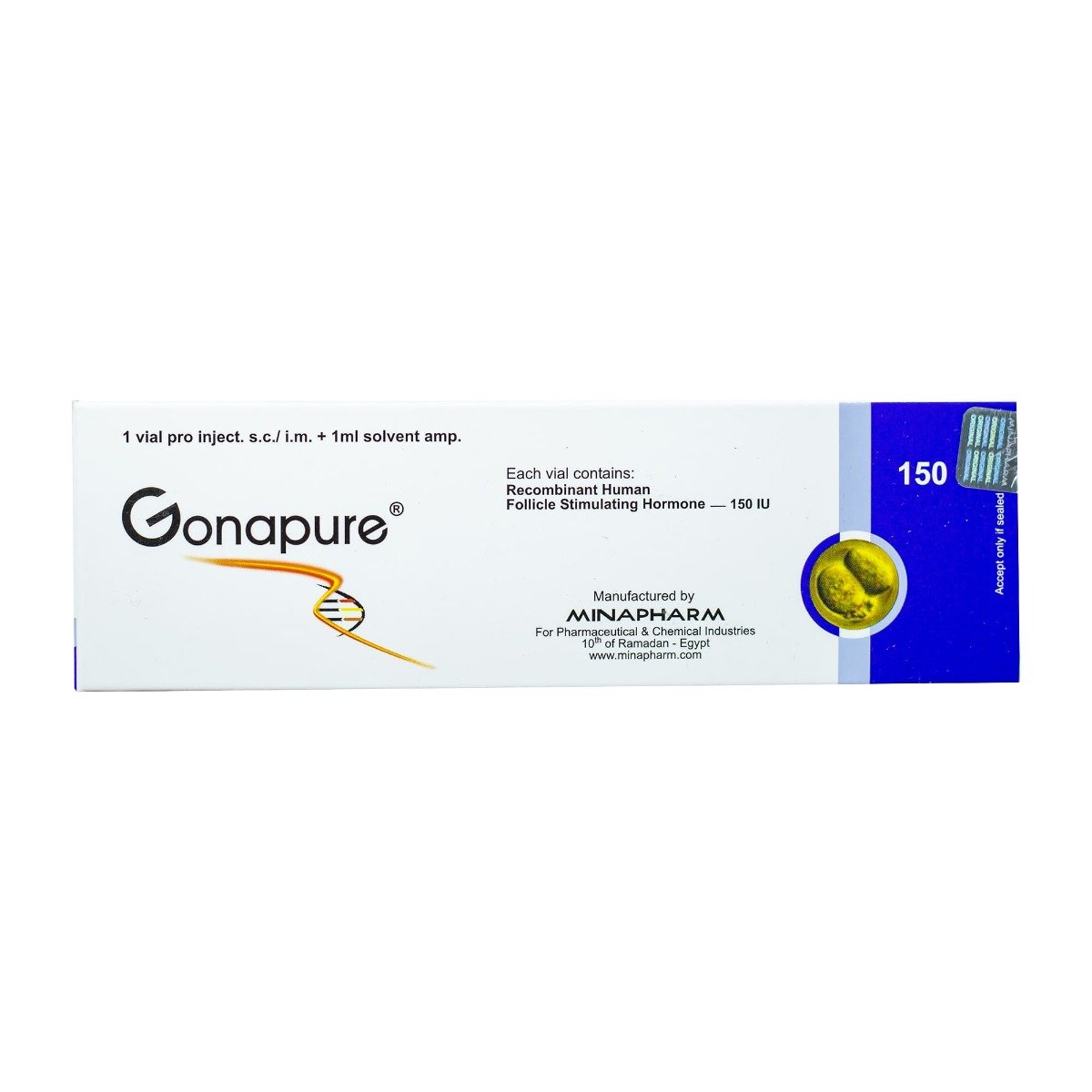 Gonapure 150 IU - 1 ml - 1 Vial - Bloom Pharmacy