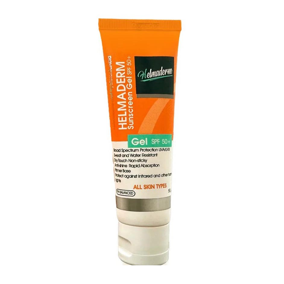 Helmaderm Antioxidant and Hyaluronic Acid SPF50+ Sunscreen Gel - 50gm - Bloom Pharmacy