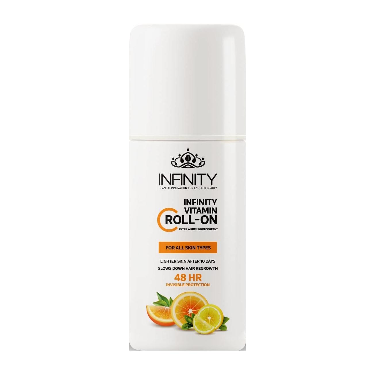 Infinity Vitamin C Extra Whitening Roll On Deodorant - 80ml - Bloom Pharmacy