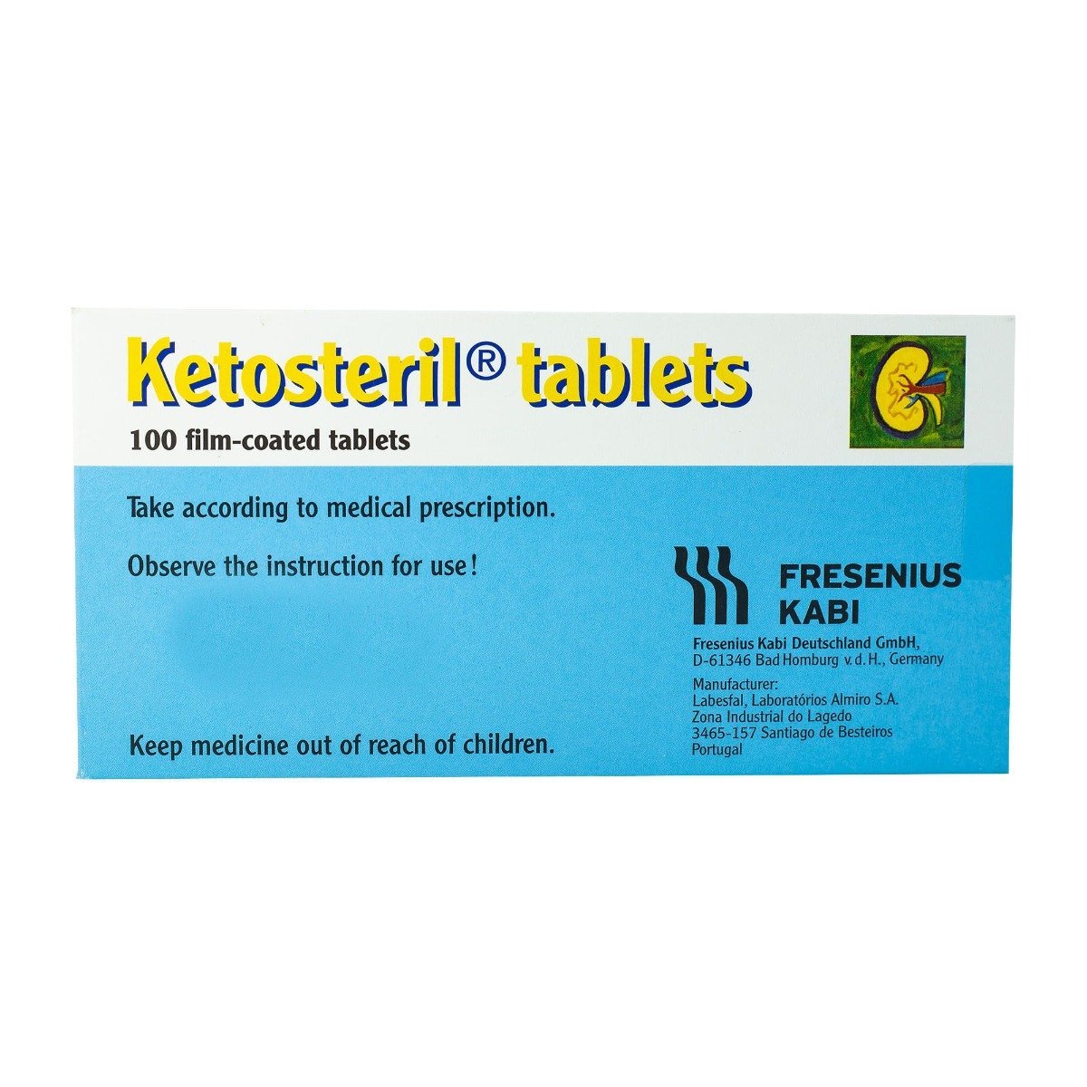 Ketosteril - 100 Tablets - Bloom Pharmacy