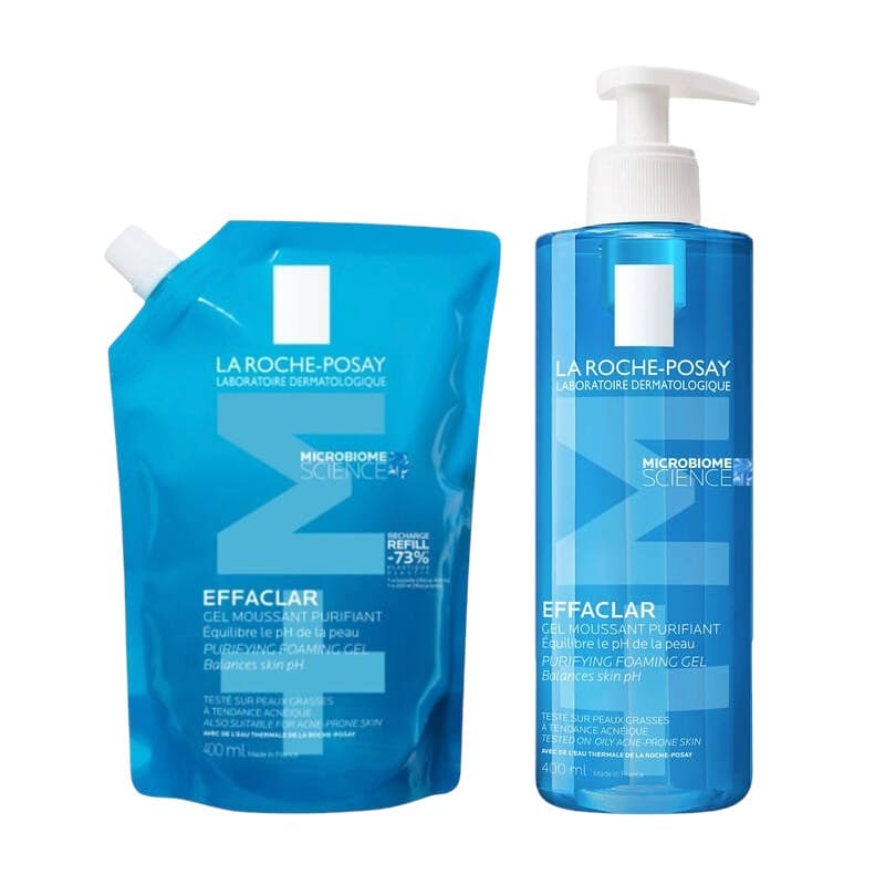 La Roche - Posay Effaclar Purifying Foaming Gel Value Set – 2 Pcs - Bloom Pharmacy