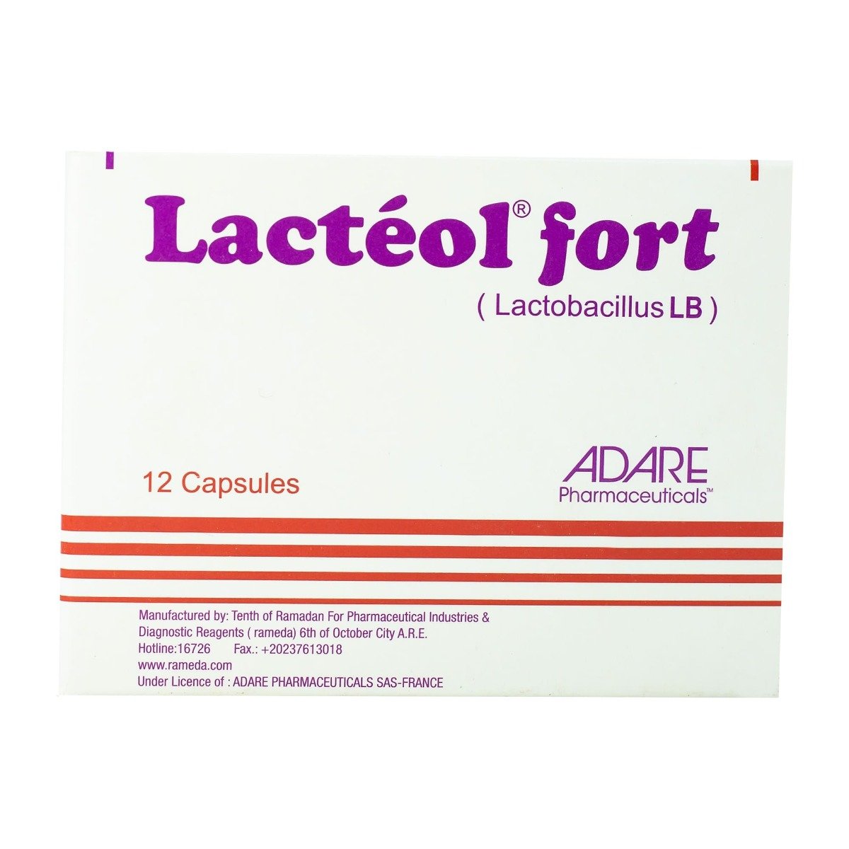 Lacteol Fort - 12 Capsules - Bloom Pharmacy