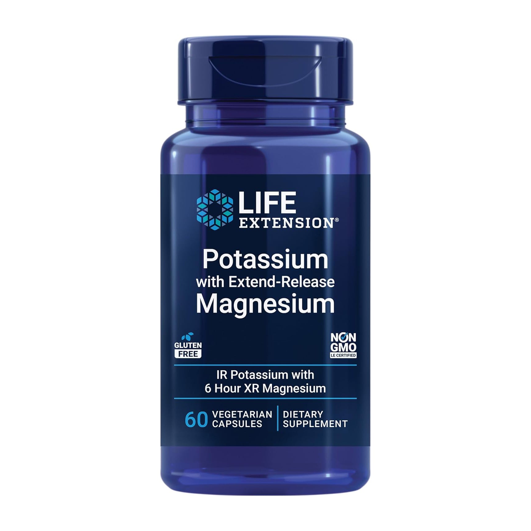 Life Extension Potassium with Extend - Release Magnesium - 60 Capsules - Bloom Pharmacy