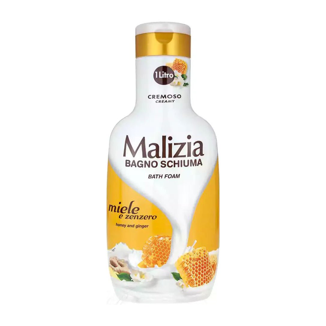 Malizia Honey and Ginger Bath Foam - 1 Liter - Bloom Pharmacy