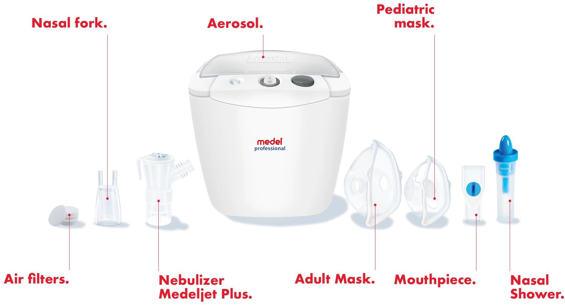 Medel Professional Aerosol Therapy System Nebulizer - 95140 - Bloom Pharmacy