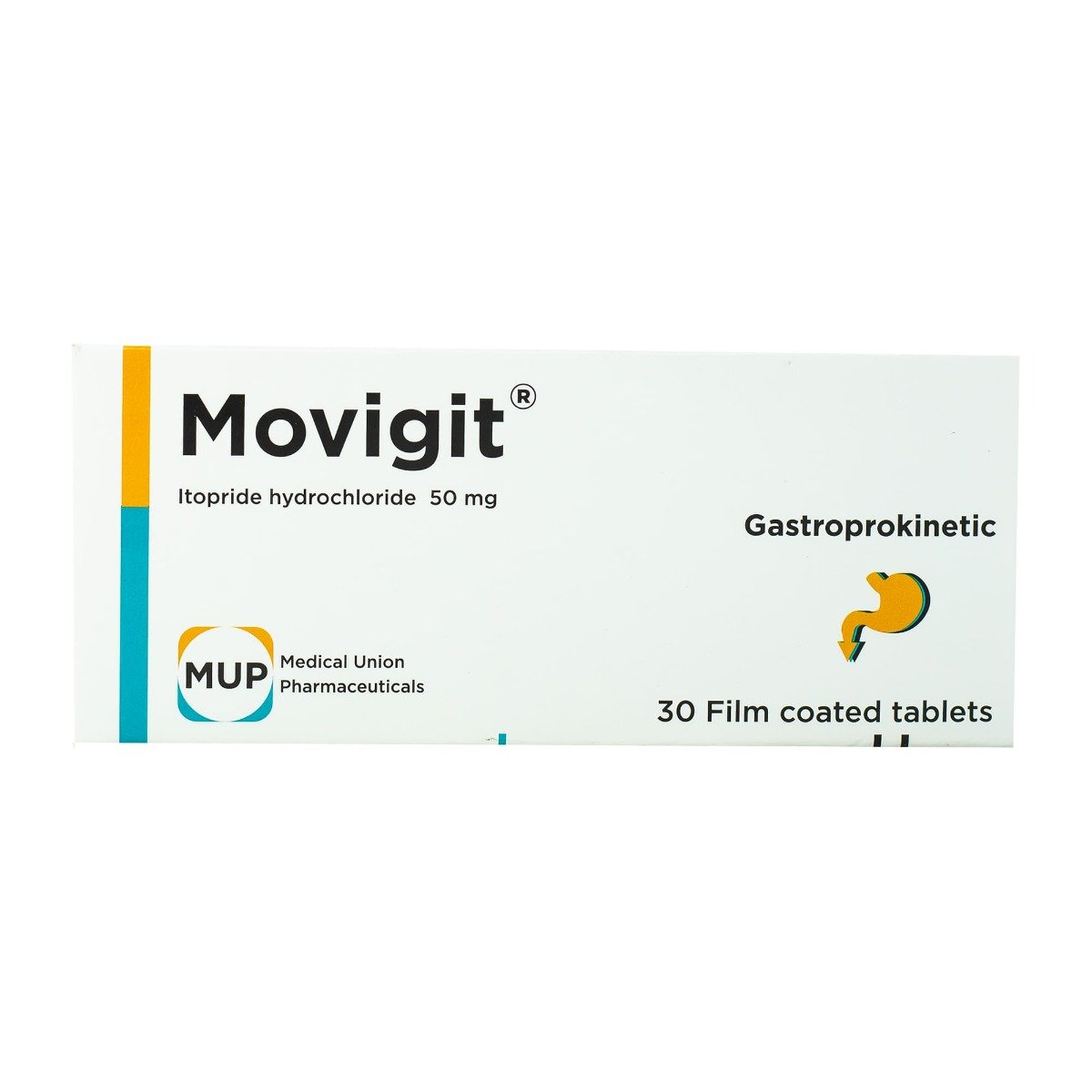 Movigit 50 mg - 30 Tablets - Bloom Pharmacy