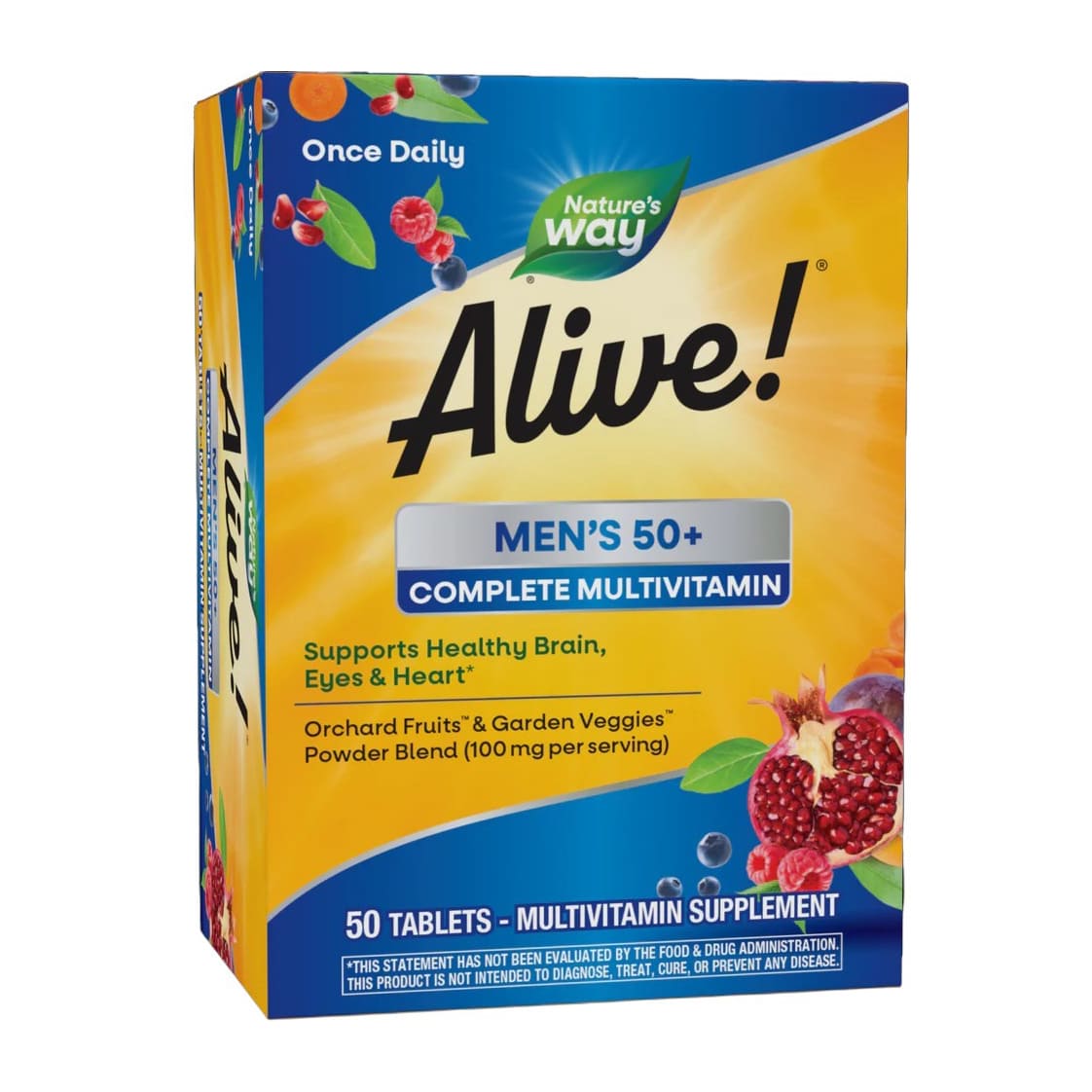 Nature’s Way Alive Men’s 50+ Complete Multivitamin - 50 Tablets - Bloom Pharmacy