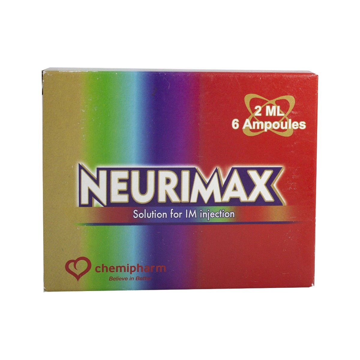 Neurimax 2ml IM - 6 Ampoules - Bloom Pharmacy