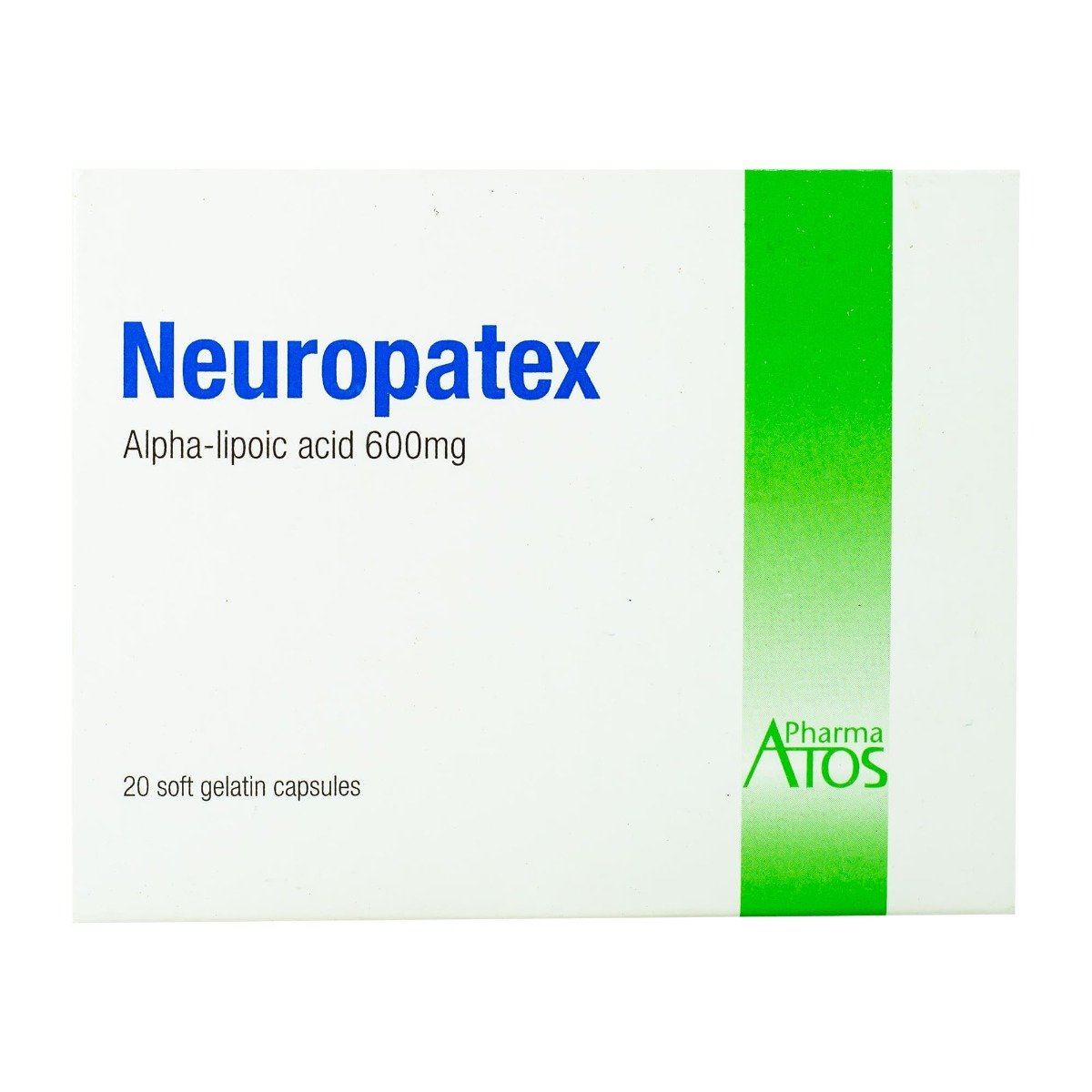 Neuropatex 600 mg - 20 Capsules - Bloom Pharmacy